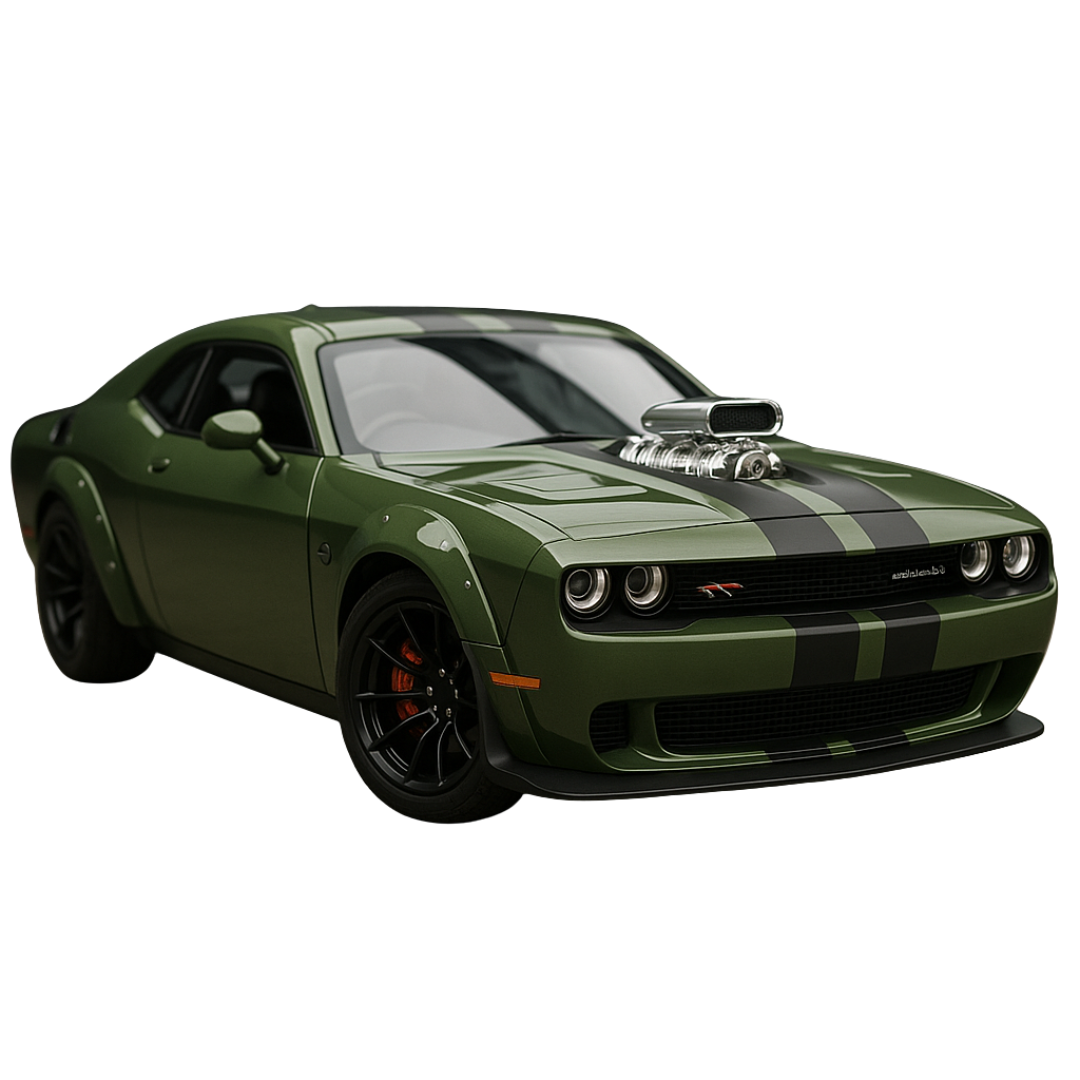 Dodge Challenger SRT Jailbreak 1:36 de metal personalizable