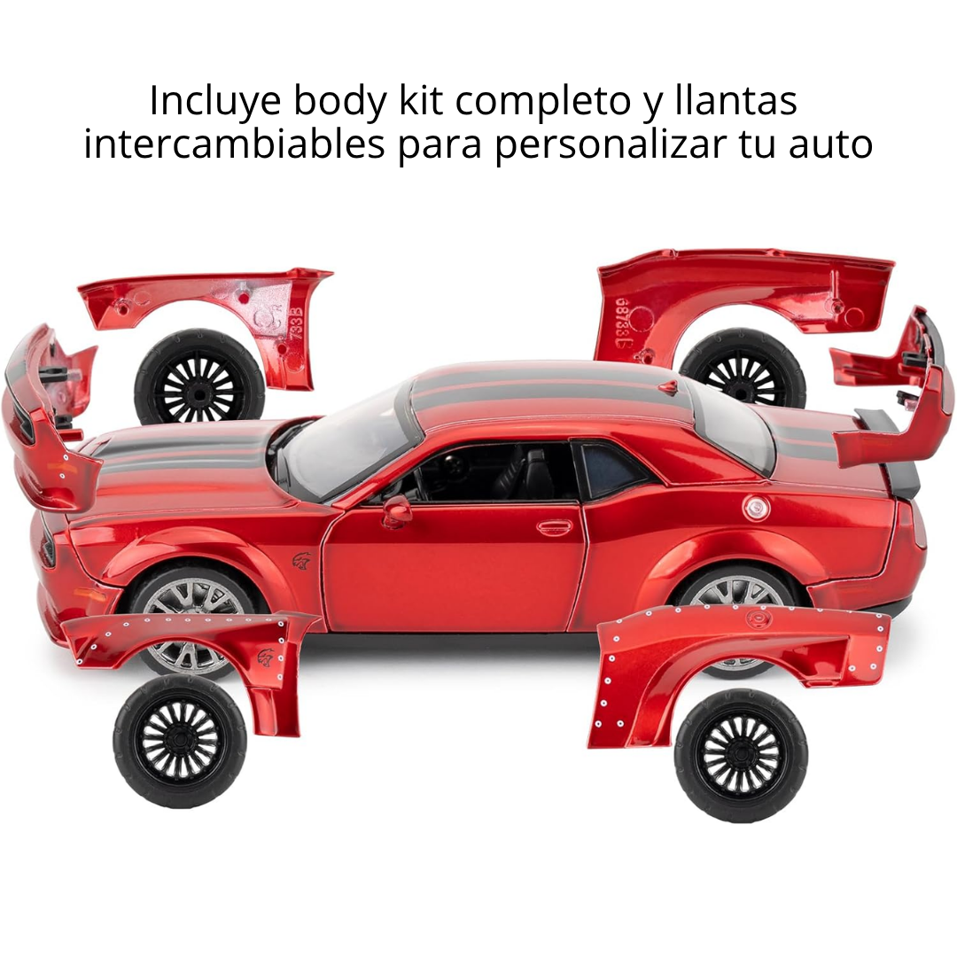 Dodge Challenger SRT Jailbreak 1:36 de metal personalizable