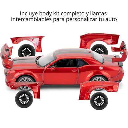 Dodge Challenger SRT Jailbreak 1:36 de metal personalizable