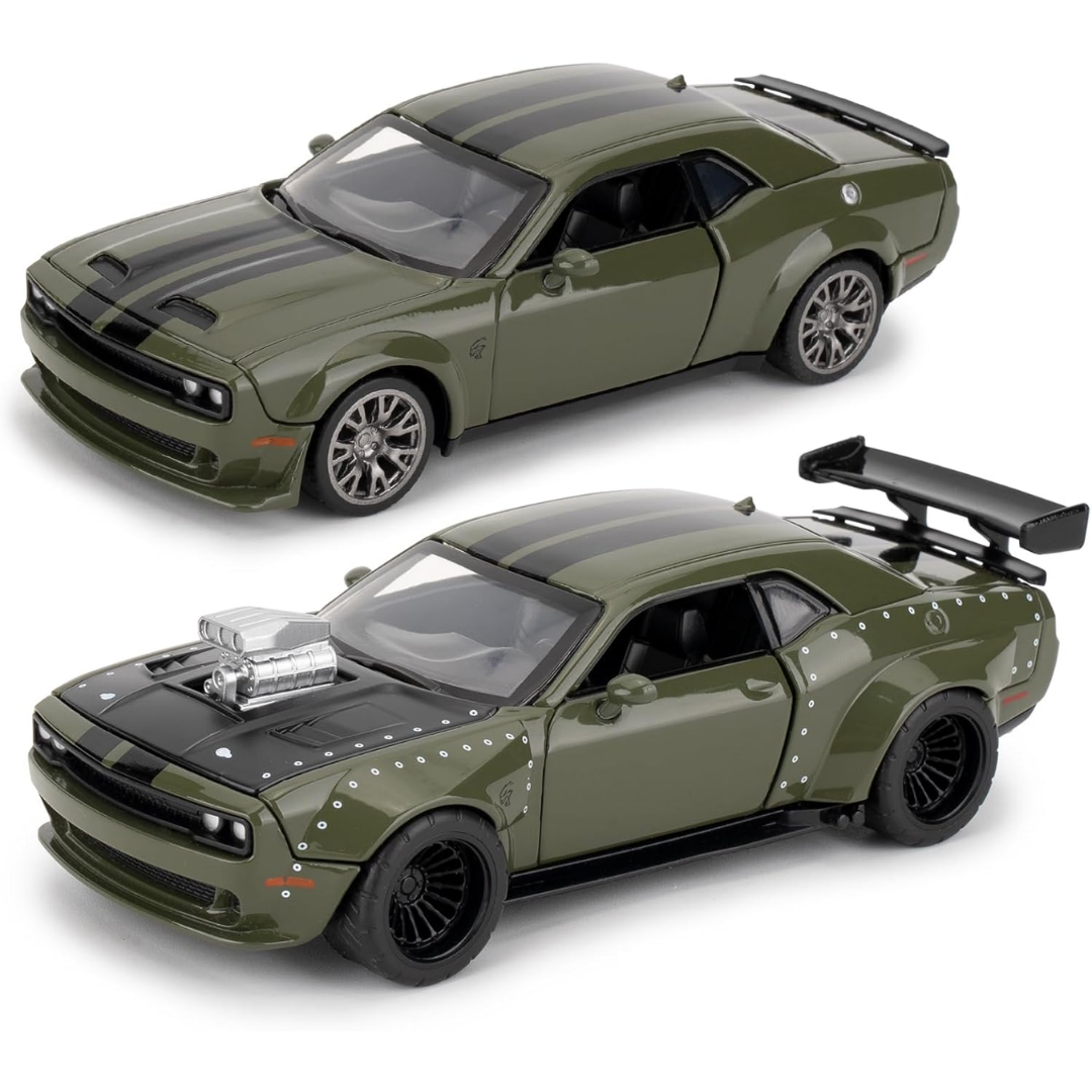 Dodge Challenger SRT Jailbreak 1:36 de metal personalizable